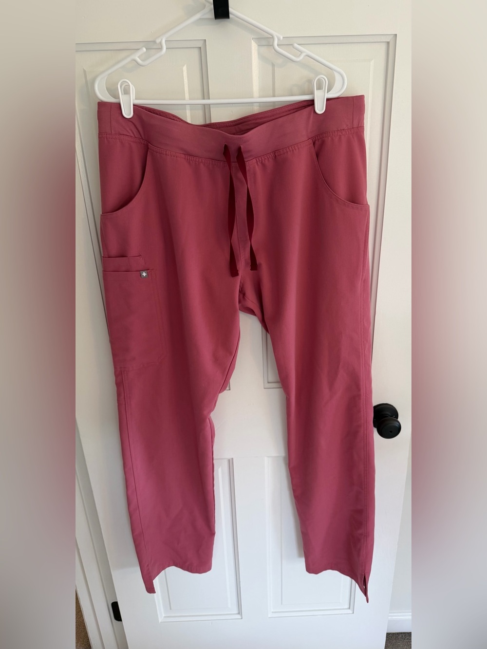 FIGS Technical Collection Scrub Pants Rose Pink XL Tall Straight Leg